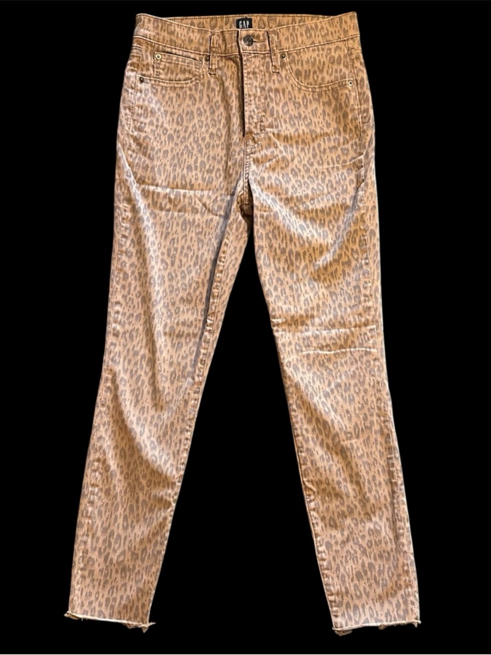 GAP Leopard Print Skinny Jeans